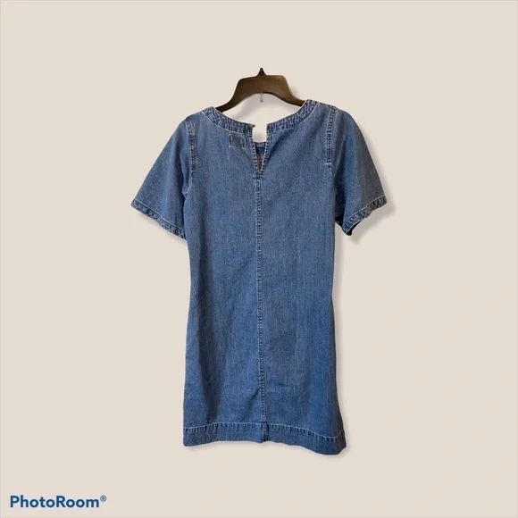 J.CREW Chambray shift dress in spring blossom wash | NWOT - Picture 12 of 12